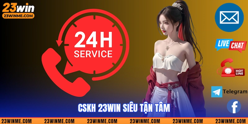 CSKH 23Win siêu tận tâm